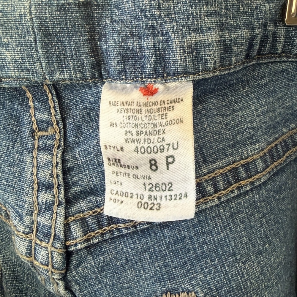 FOJ -‎ French Dressing Jeans - Retro Classic Blue Women's Jeans - Picture 2 of 7